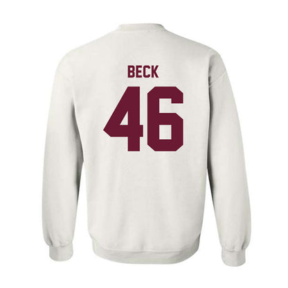 Texas A&M - NCAA Football : Qui Beck - Ol' Sarge Crewneck Sweatshirt-1