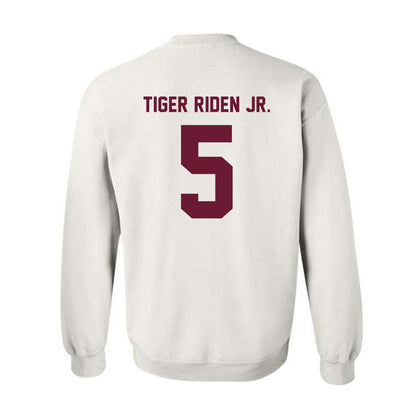 Texas A&M - NCAA Football : Deondrae Tiger Riden Jr. - Ol' Sarge Crewneck Sweatshirt-1