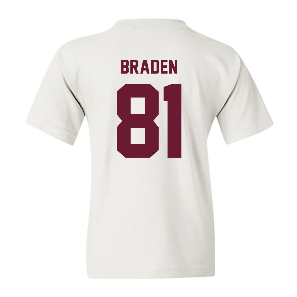 Texas A&M - NCAA Football : Luke Braden - Ol' Sarge Youth T-Shirt-1