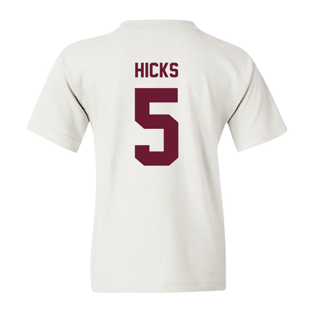 Texas A&M - NCAA Football : DJ Hicks - Ol' Sarge Youth T-Shirt-1
