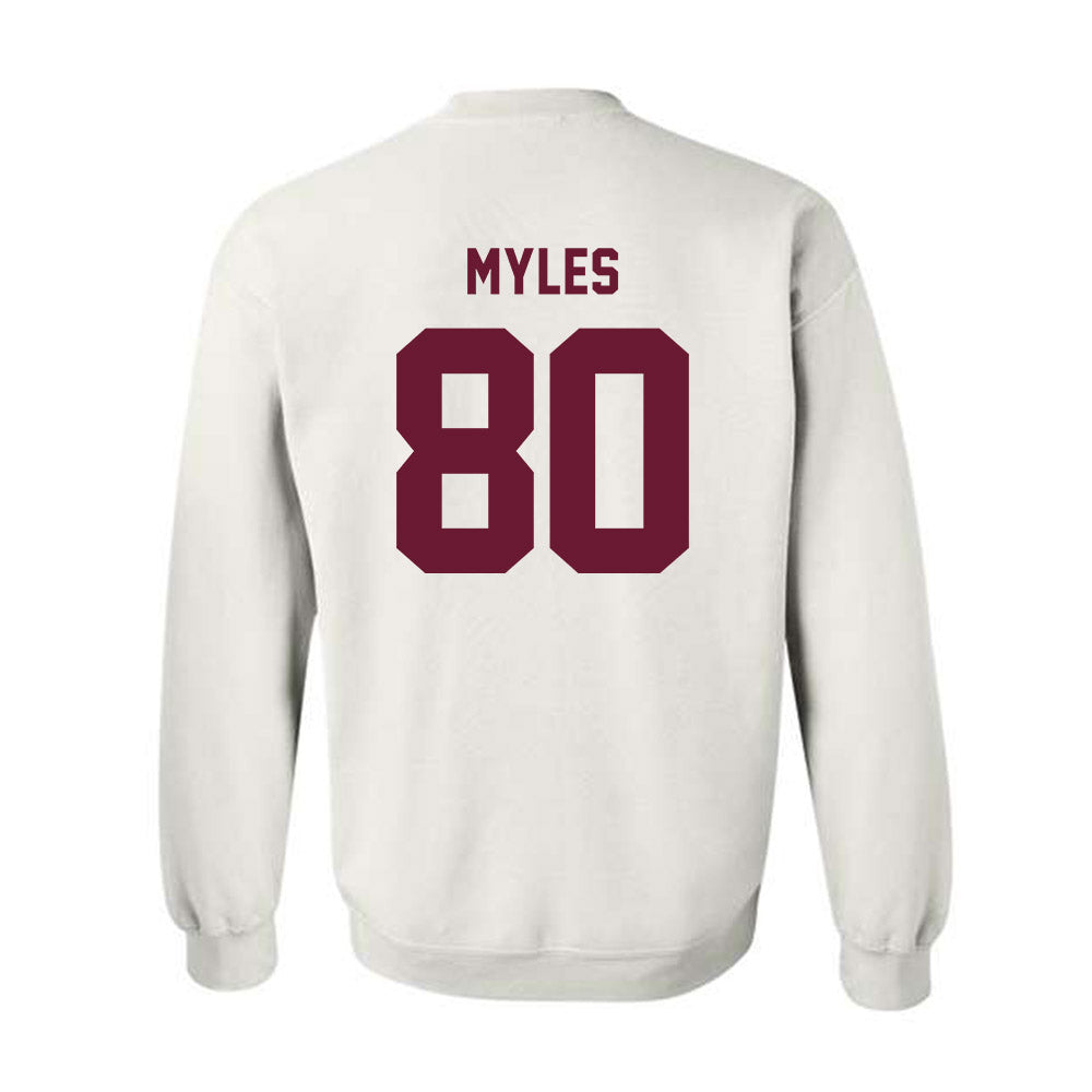 Texas A&M - NCAA Football : Jerome Myles - Ol' Sarge Crewneck Sweatshirt-1
