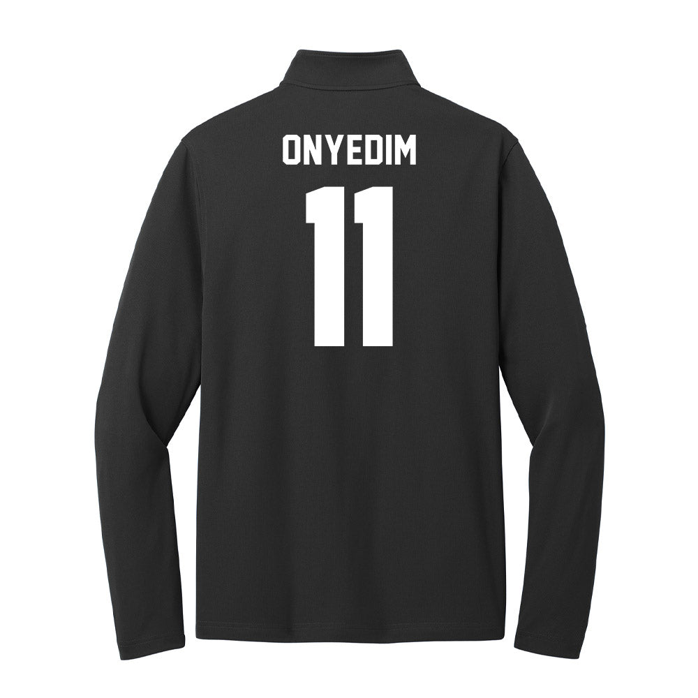 Texas A&M - NCAA Football : Tyler Onyedim - Ol' Sarge Lightweight Quarter Zip Jacket-1
