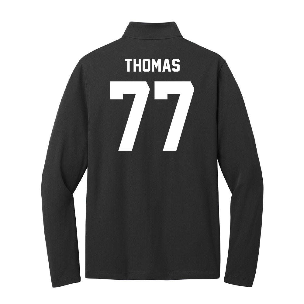 Texas A&M - NCAA Football : Tyler Thomas - Ol' Sarge Lightweight Quarter Zip Jacket-1