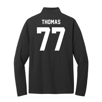 Texas A&M - NCAA Football : Tyler Thomas - Ol' Sarge Lightweight Quarter Zip Jacket-1