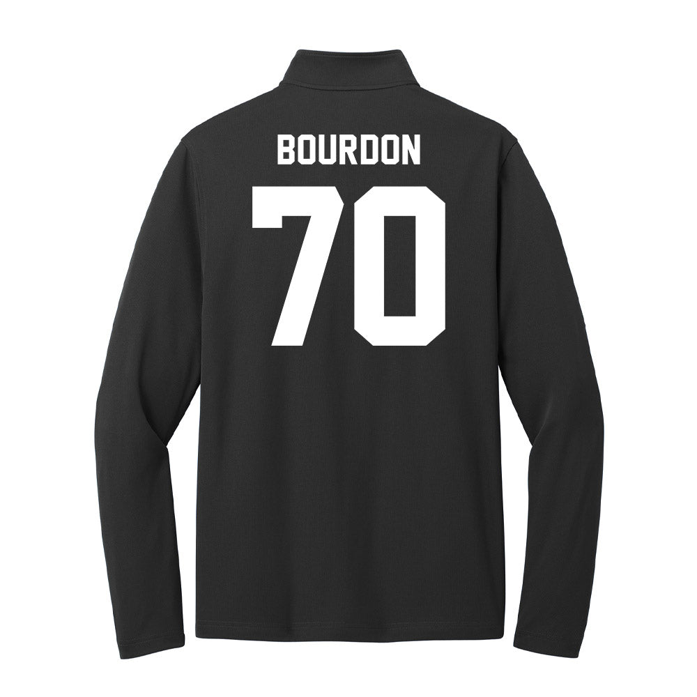 Texas A&M - NCAA Football : Robert Bourdon - Ol' Sarge Lightweight Quarter Zip Jacket-1