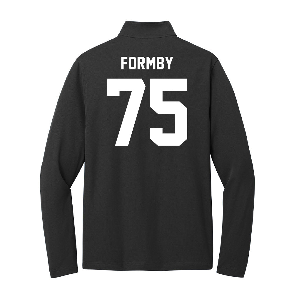 Texas A&M - NCAA Football : Wilkin Formby - Ol' Sarge Lightweight Quarter Zip Jacket-1