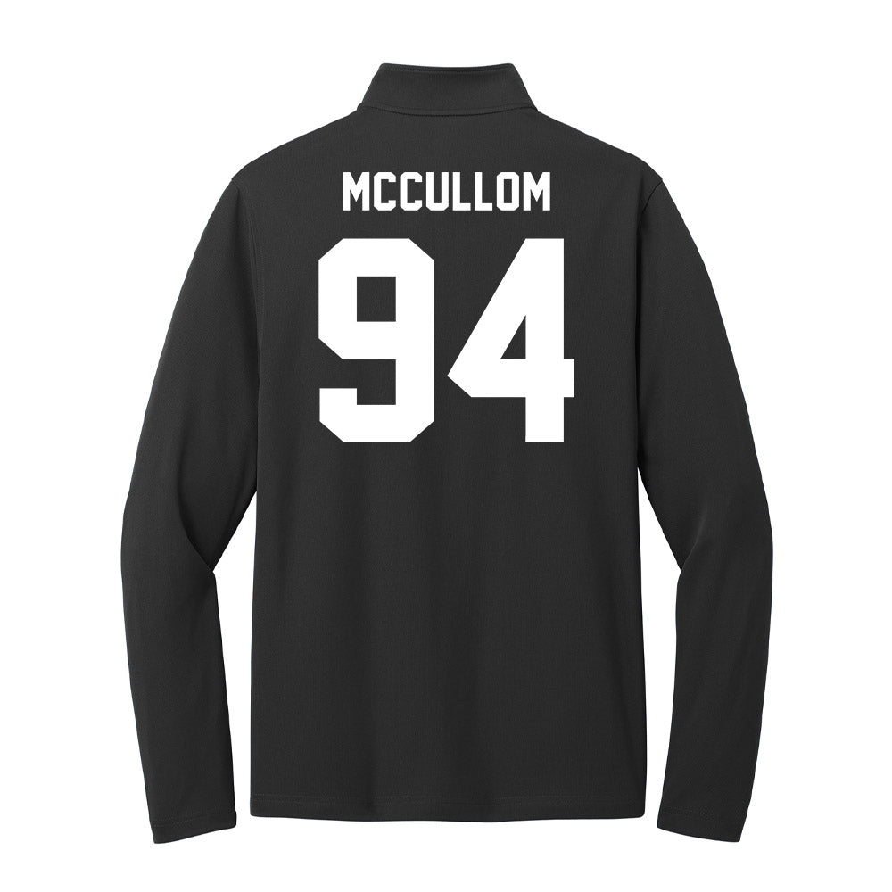 Texas A&M - NCAA Football : Angelo McCullom - Ol' Sarge Lightweight Quarter Zip Jacket-1