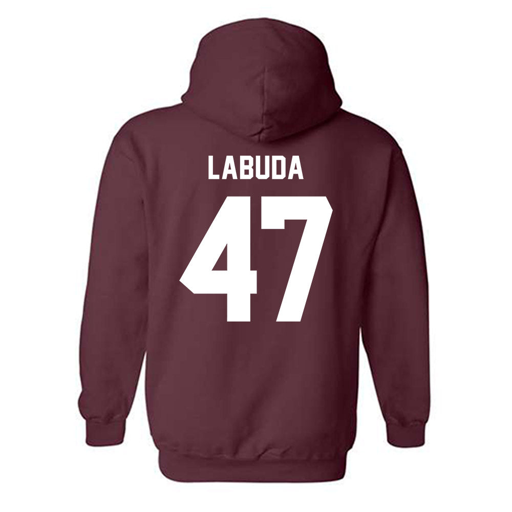 Texas A&M - NCAA Baseball : Blake Labuda - Ol' Sarge v2 Hooded Sweatshirt-1