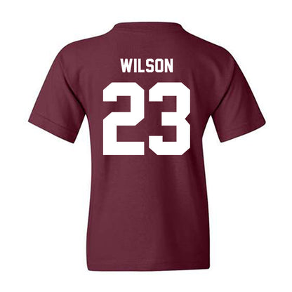 Texas A&M - NCAA Baseball : Jorian Wilson - Ol' Sarge v2 Youth T-Shirt-1