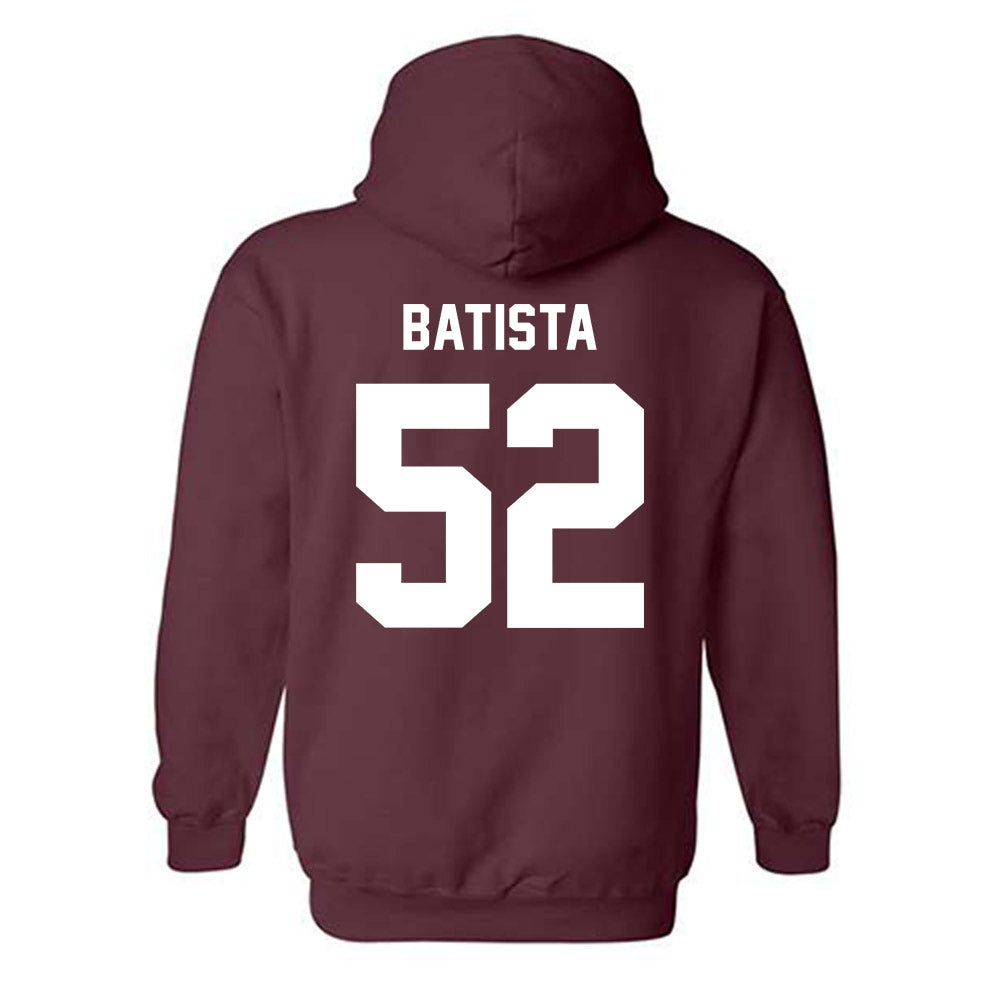 Texas A&M - NCAA Baseball : Elijah Batista - Ol' Sarge v2 Hooded Sweatshirt-1