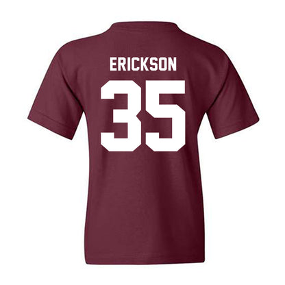 Texas A&M - NCAA Baseball : Sam Erickson - Ol' Sarge v2 Youth T-Shirt-1