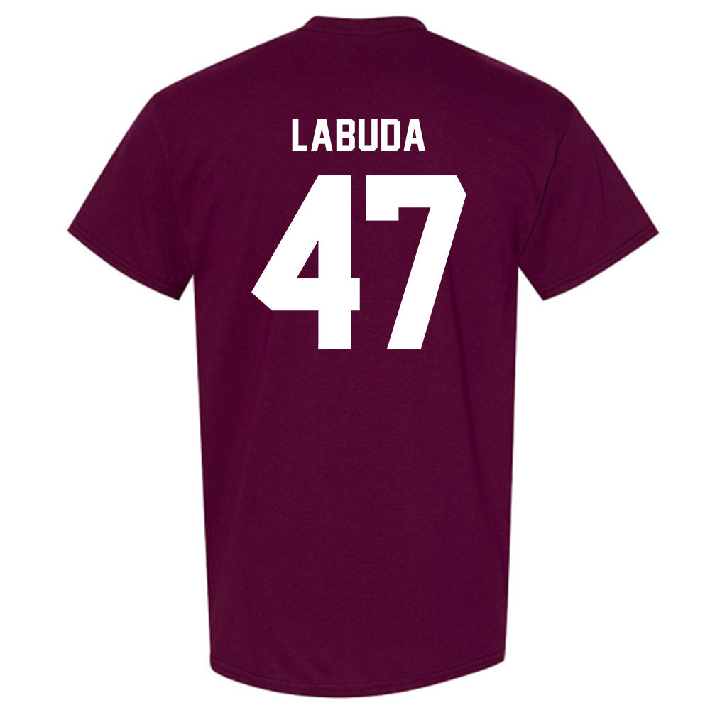Texas A&M - NCAA Baseball : Blake Labuda - Ol' Sarge v2 T-Shirt-1