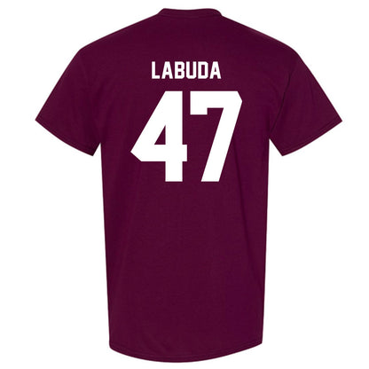 Texas A&M - NCAA Baseball : Blake Labuda - Ol' Sarge v2 T-Shirt-1