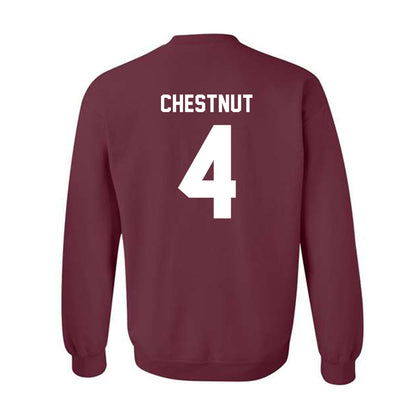Texas A&M - NCAA Baseball : Travis Chestnut - Ol' Sarge v2 Crewneck Sweatshirt-1