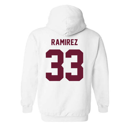 Texas A&M - NCAA Baseball : David Ramirez - Ol' Sarge Hooded Sweatshirt-1