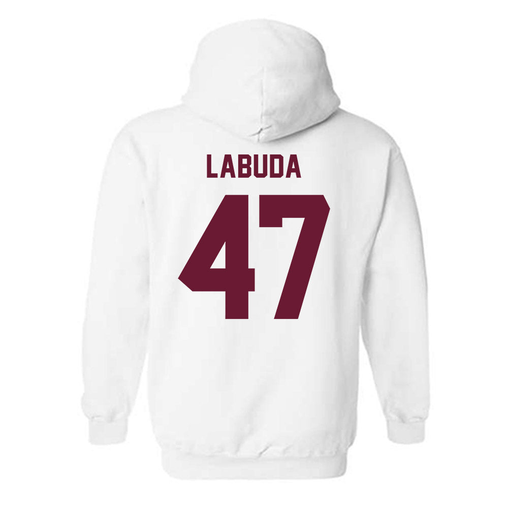 Texas A&M - NCAA Baseball : Blake Labuda - Ol' Sarge Hooded Sweatshirt-1