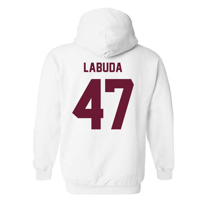 Texas A&M - NCAA Baseball : Blake Labuda - Ol' Sarge Hooded Sweatshirt-1
