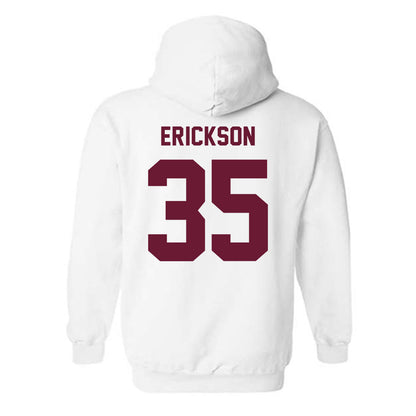 Texas A&M - NCAA Baseball : Sam Erickson - Ol' Sarge Hooded Sweatshirt-1