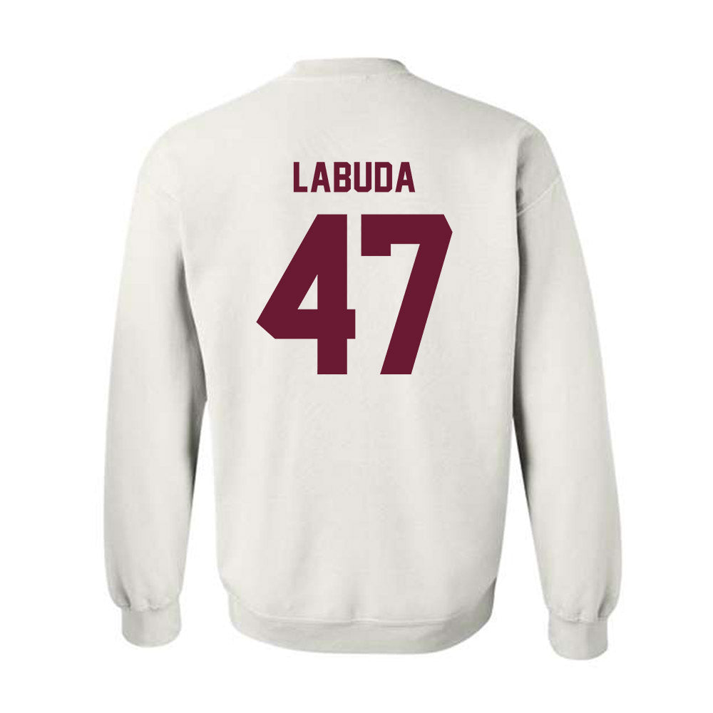Texas A&M - NCAA Baseball : Blake Labuda - Ol' Sarge Crewneck Sweatshirt-1