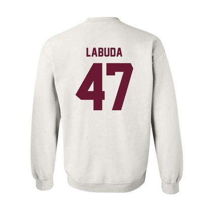 Texas A&M - NCAA Baseball : Blake Labuda - Ol' Sarge Crewneck Sweatshirt-1