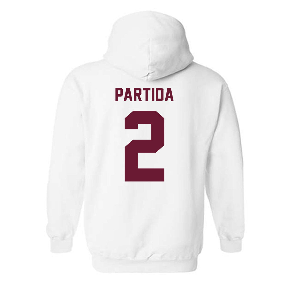 Texas A&M - NCAA Baseball : Nico Partida - Ol' Sarge Hooded Sweatshirt-1