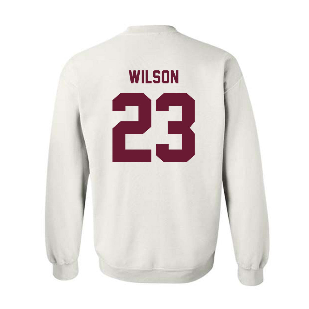 Texas A&M - NCAA Baseball : Jorian Wilson - Ol' Sarge Crewneck Sweatshirt-1