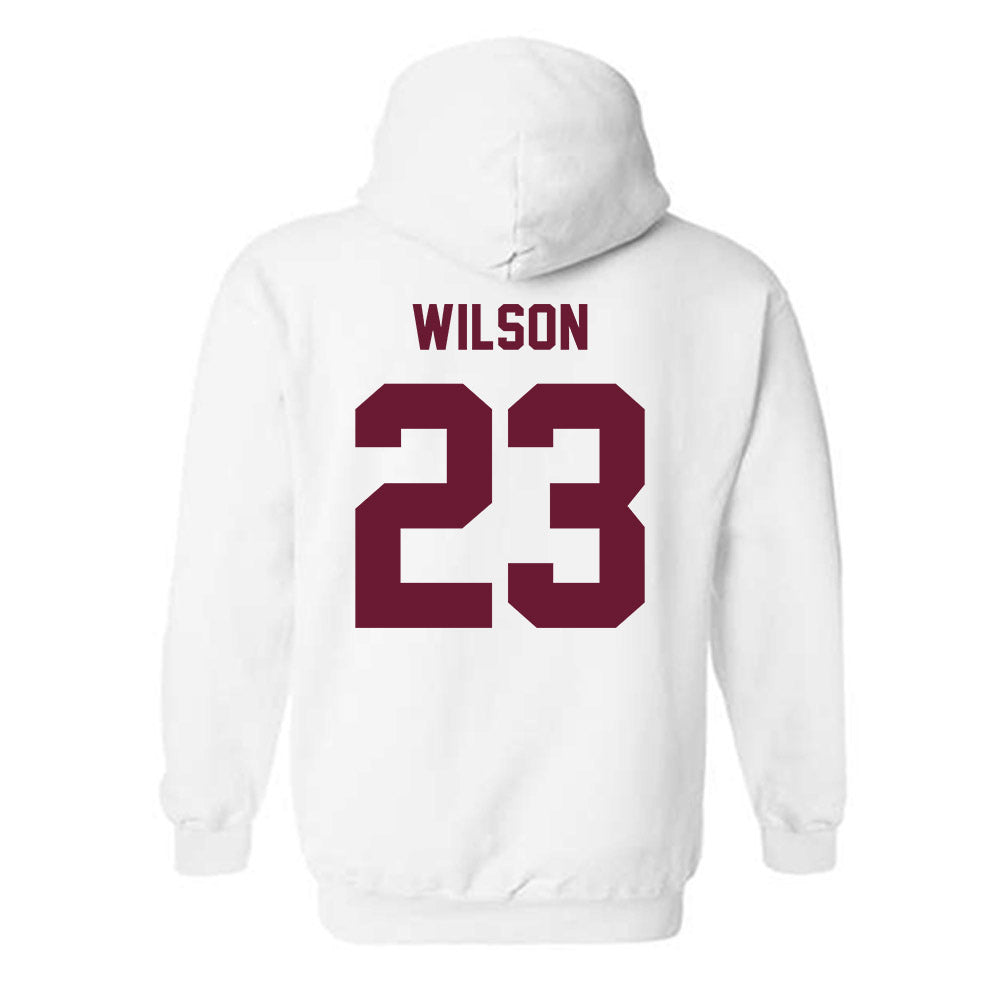 Texas A&M - NCAA Baseball : Jorian Wilson - Ol' Sarge Hooded Sweatshirt-1