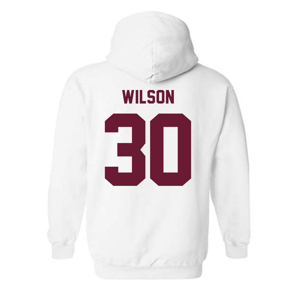 Texas A&M - NCAA Baseball : Kaiden Wilson - Ol' Sarge Hooded Sweatshirt-1