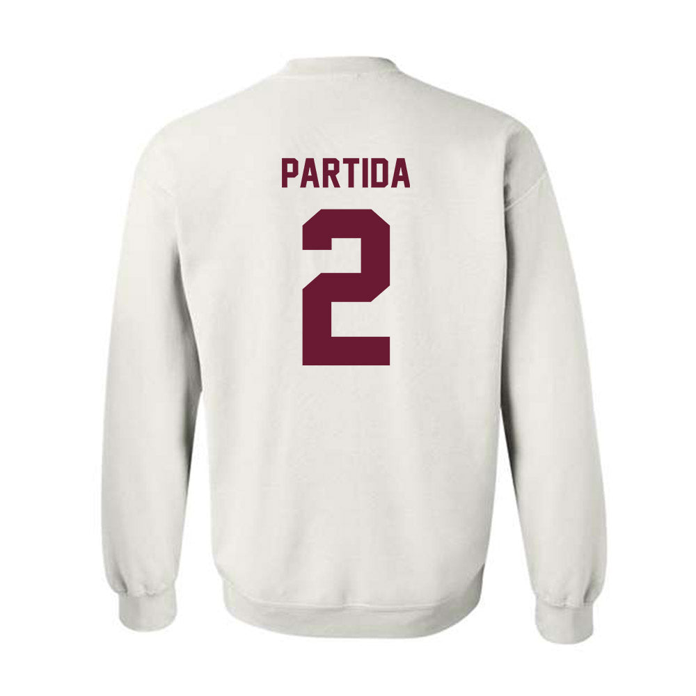 Texas A&M - NCAA Baseball : Nico Partida - Ol' Sarge Crewneck Sweatshirt-1