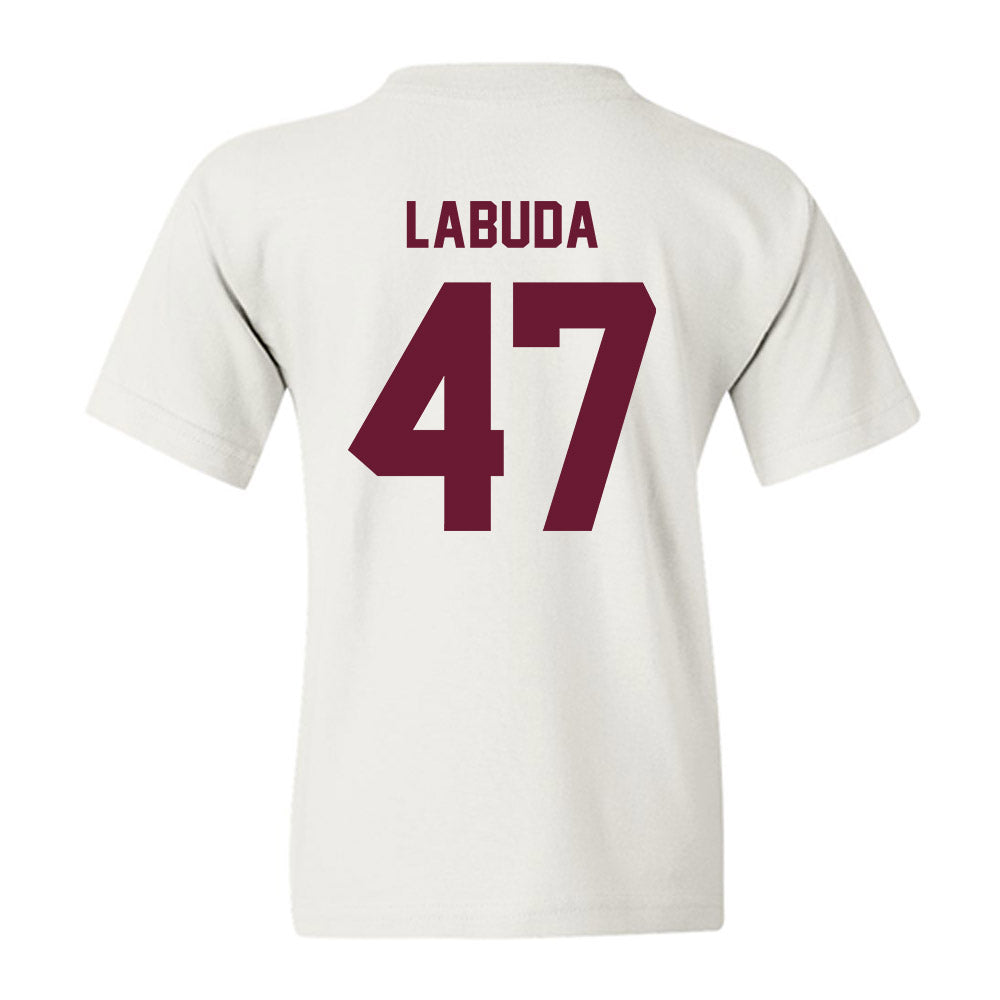 Texas A&M - NCAA Baseball : Blake Labuda - Ol' Sarge Youth T-Shirt-1
