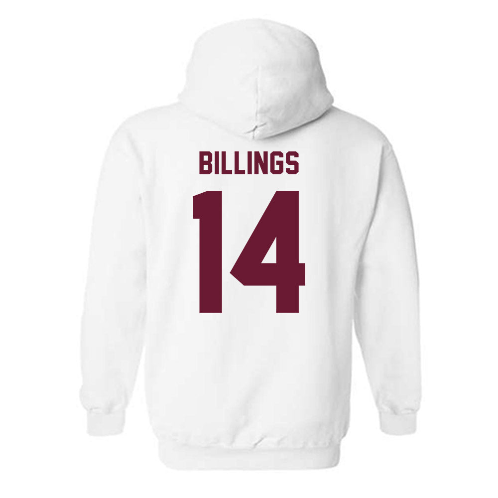 Texas A&M - NCAA Baseball : Luke Billings - Ol' Sarge Hooded Sweatshirt-1