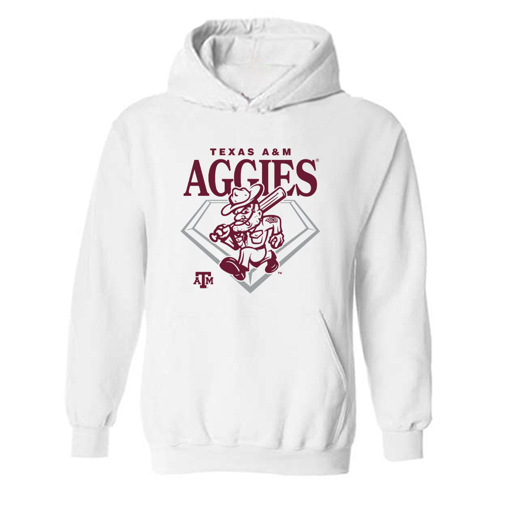 Texas A&M - NCAA Baseball : Chandler Hart - Ol' Sarge Hooded Sweatshirt-0