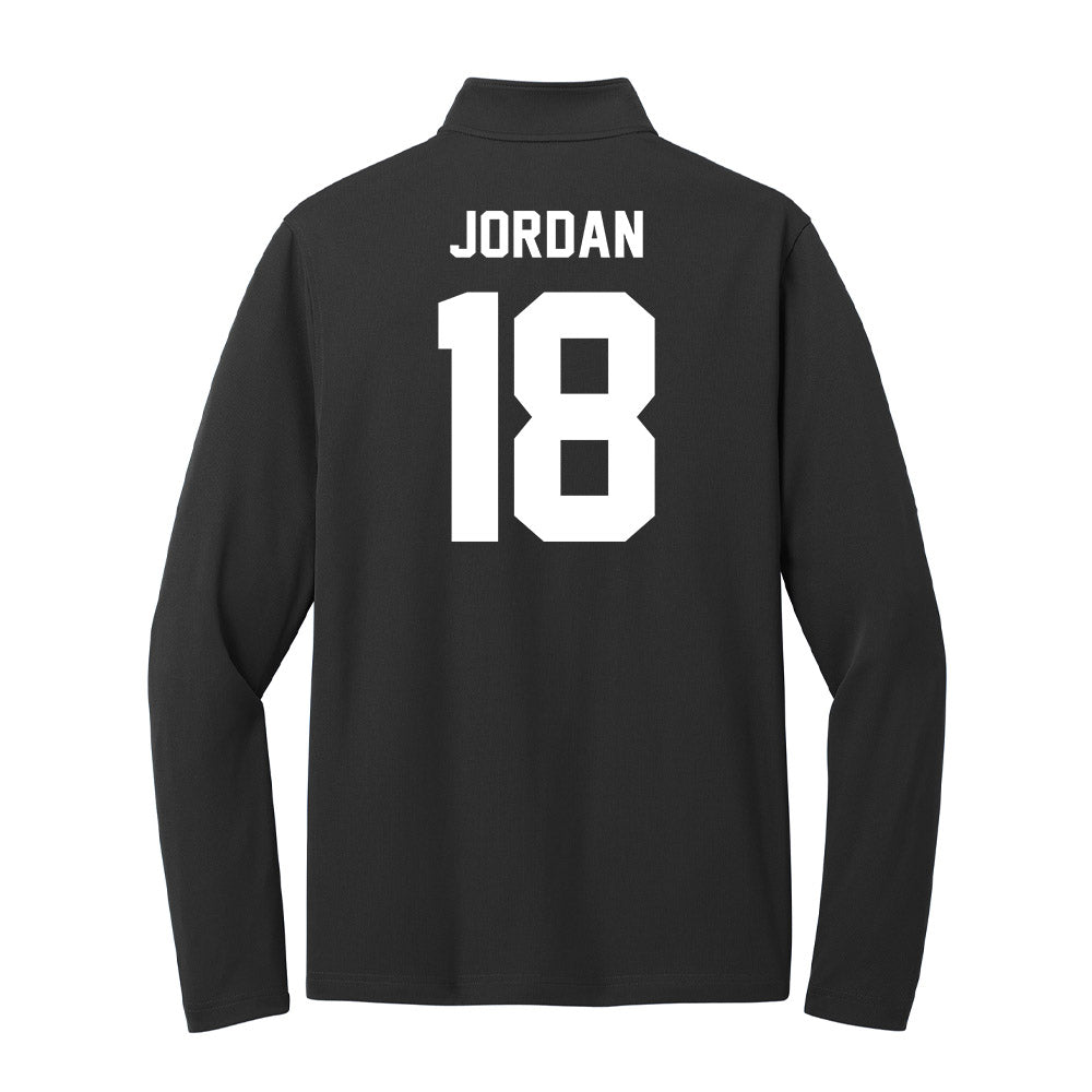 Texas A&M - NCAA Baseball : Wesley Jordan - Ol' Sarge Lightweight Quarter Zip Jacket-1