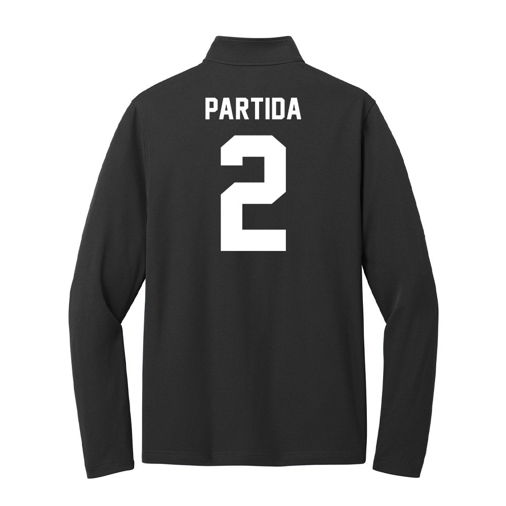 Texas A&M - NCAA Baseball : Nico Partida - Ol' Sarge Lightweight Quarter Zip Jacket-1