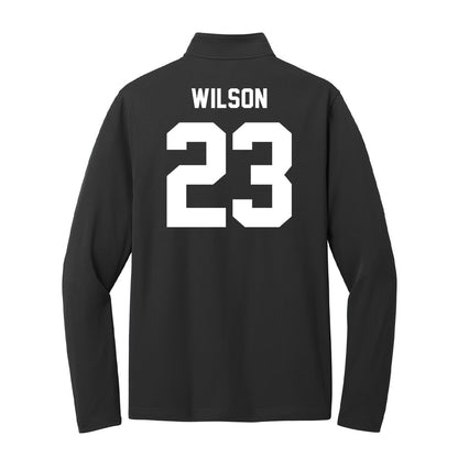 Texas A&M - NCAA Baseball : Jorian Wilson - Ol' Sarge Lightweight Quarter Zip Jacket-1