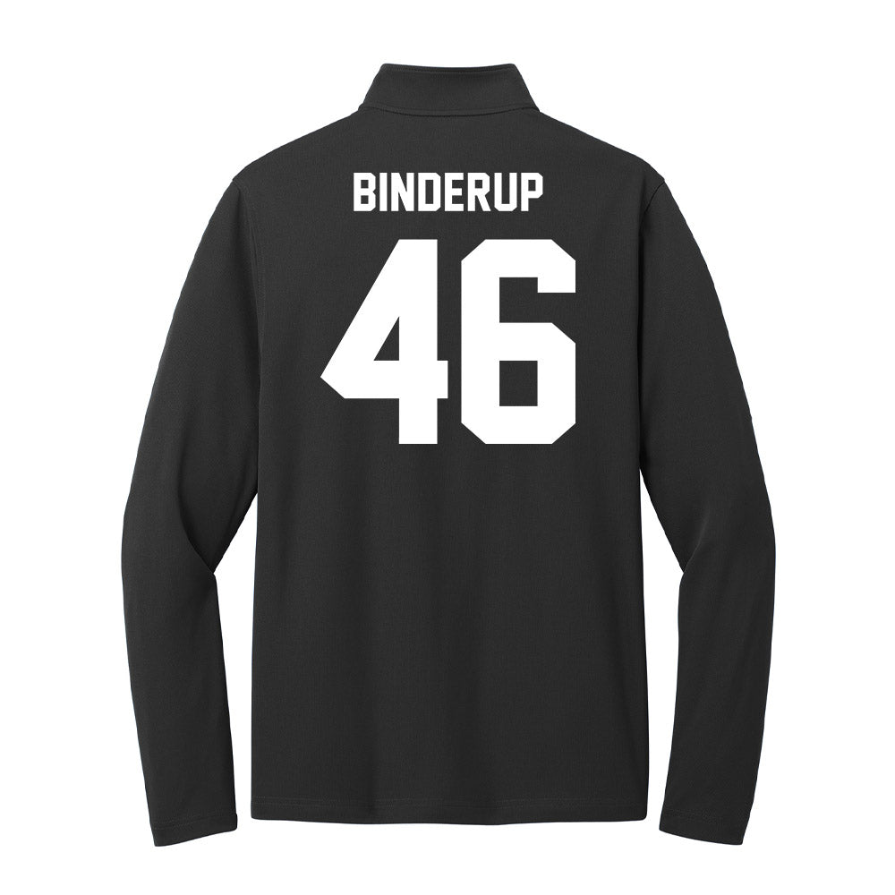 Texas A&M - NCAA Baseball : Blake Binderup - Ol' Sarge Lightweight Quarter Zip Jacket-1