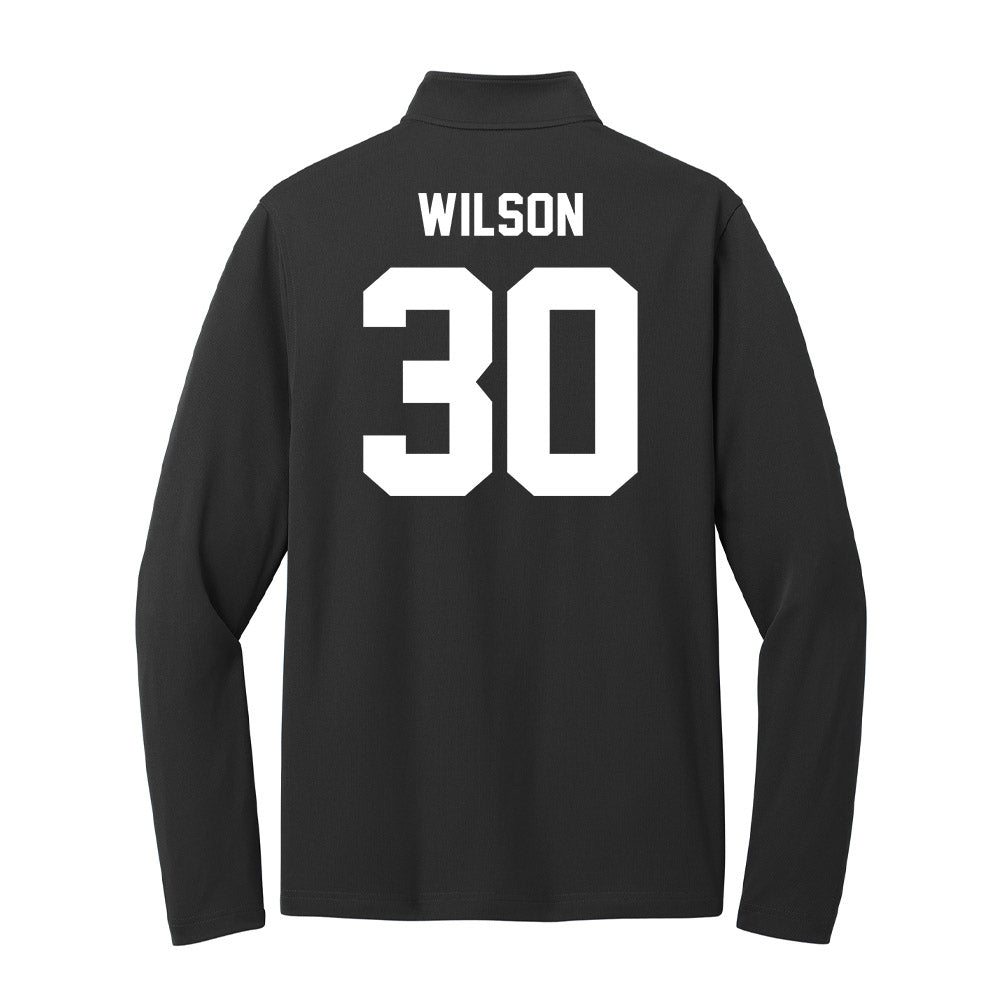 Texas A&M - NCAA Baseball : Kaiden Wilson - Ol' Sarge Lightweight Quarter Zip Jacket-1