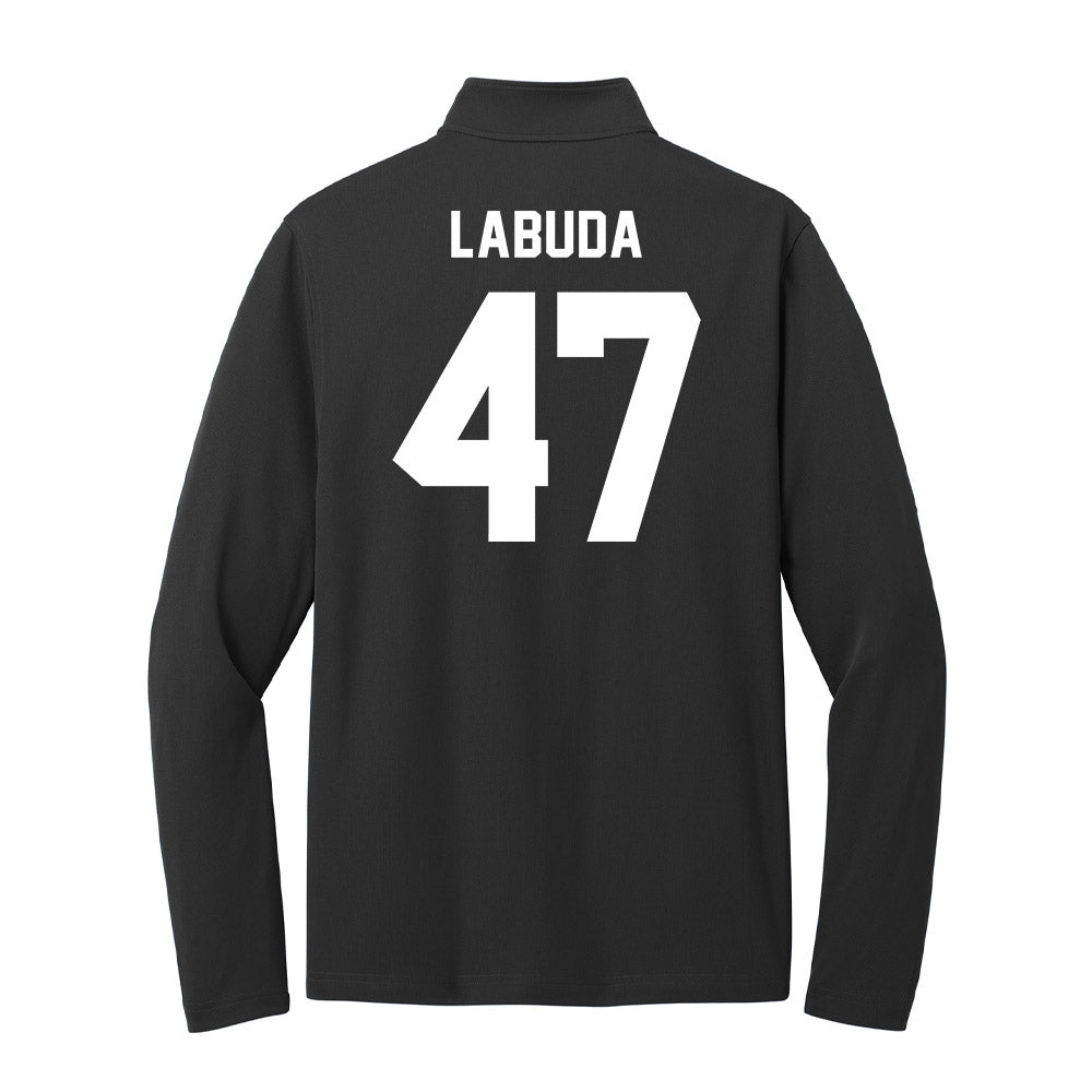 Texas A&M - NCAA Baseball : Blake Labuda - Ol' Sarge Lightweight Quarter Zip Jacket-1