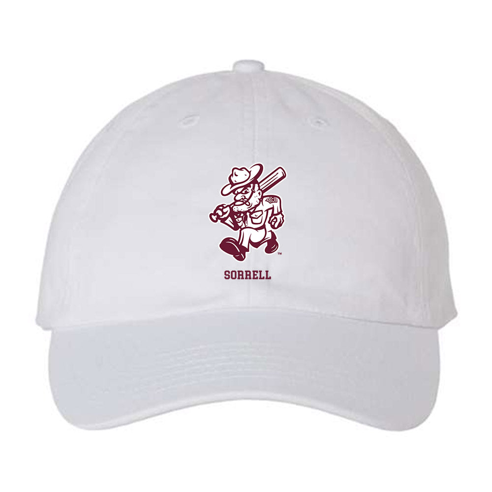 Texas A&M - NCAA Baseball : Caden Sorrell - Ol' Sarge Dad Hat-0
