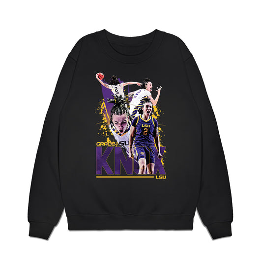 LSU - NCAA Women's Basketball : Grace Knox - Collage Premium Crewneck Sweatshirt-0