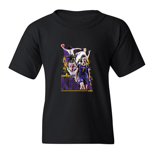 LSU - NCAA Women's Basketball : Grace Knox - Collage Youth T-Shirt-0