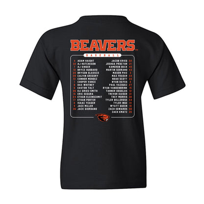 Oregon State - NCAA Baseball : - Roster Youth T-Shirt-1