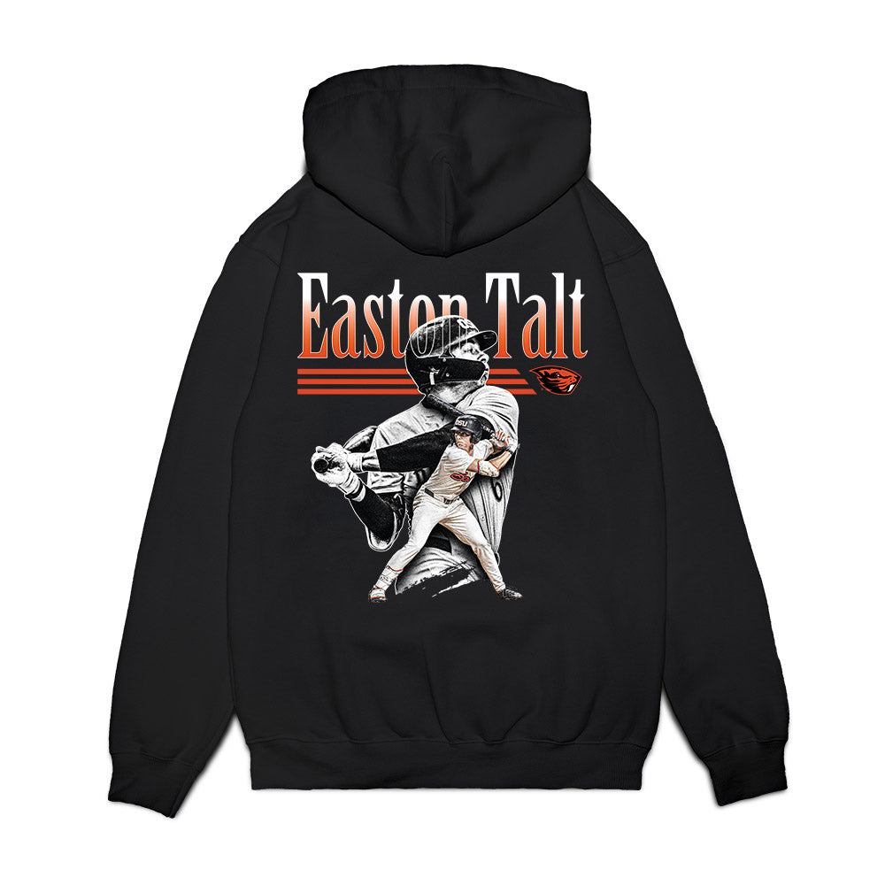 Oregon State - NCAA Baseball : Easton Talt - Collage Premium Hooded Sweatshirt-1