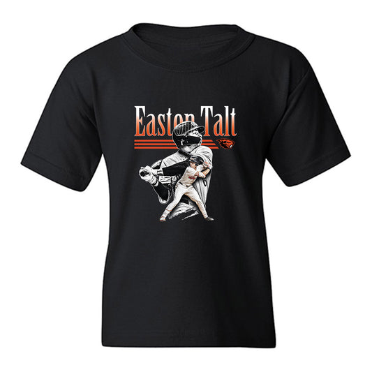 Oregon State - NCAA Baseball : Easton Talt - Collage Youth T-Shirt-0