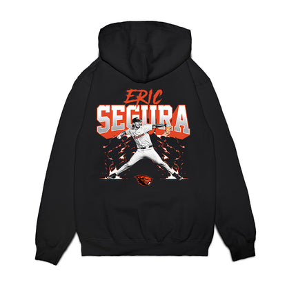 Oregon State - NCAA Baseball : Eric Segura - Collage Premium Hooded Sweatshirt-1