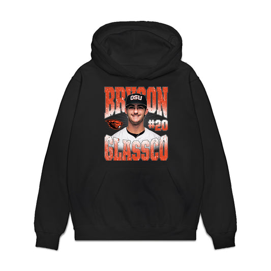 Oregon State - NCAA Baseball : Bryson Glassco - Premium Hooded Sweatshirt-0