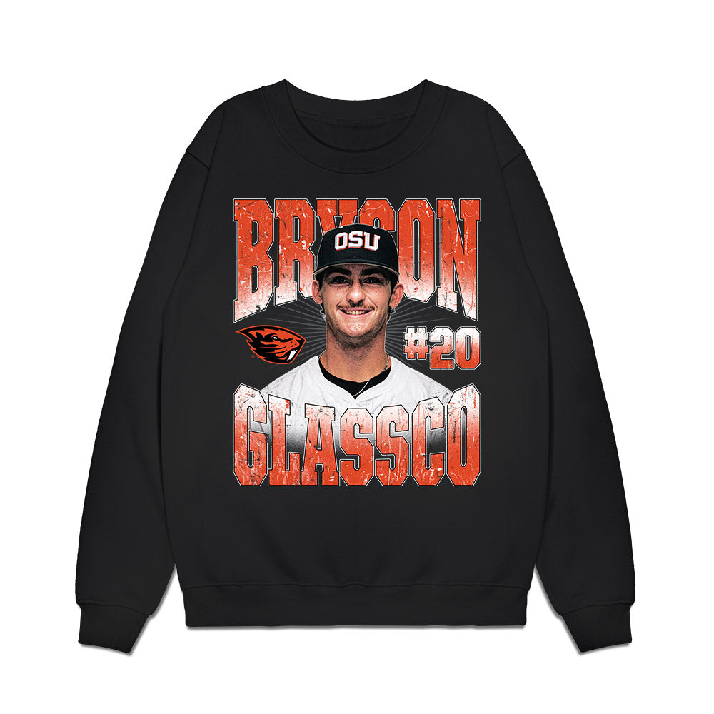 Oregon State - NCAA Baseball : Bryson Glassco - Premium Crewneck Sweatshirt-0