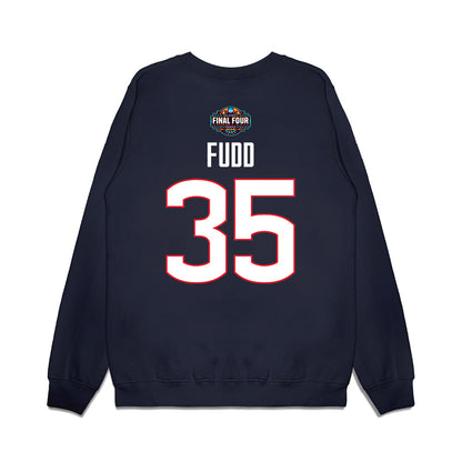 UConn - NCAA Women's Basketball : Azzi Fudd - Final Four NCAA® March Madness® 2026 Premium Crewneck Sweatshirt-1
