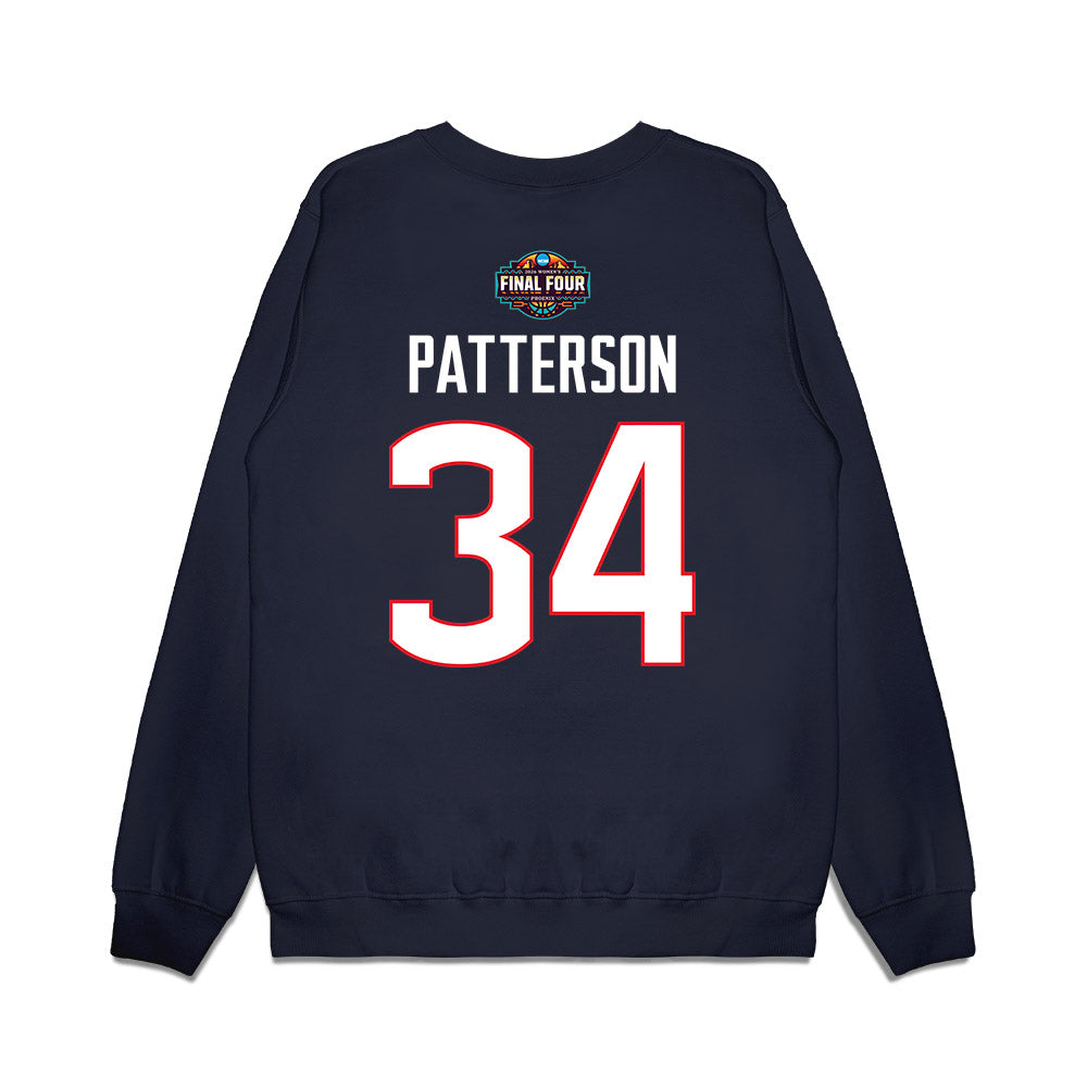 UConn - NCAA Women's Basketball : Ayanna Patterson - Final Four NCAA® March Madness® 2026 Premium Crewneck Sweatshirt-1