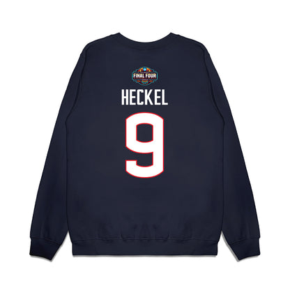 UConn - NCAA Women's Basketball : Kayleigh Heckel - Final Four NCAA® March Madness® 2026 Premium Crewneck Sweatshirt-1